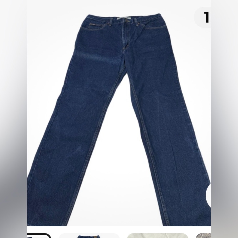 Lee Classic Blue Men's Jeans relaxed straight size 36x34